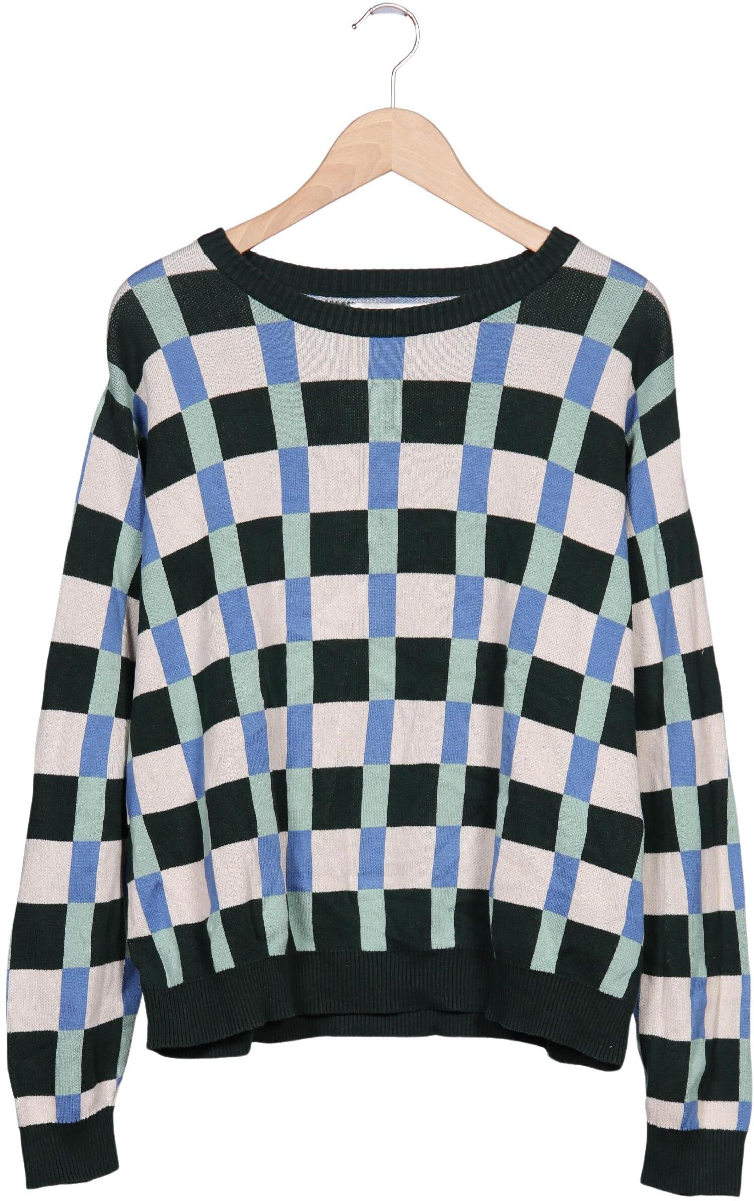 Dedicated Damen Pullover, Mehrfarbig, Gr. L, Baumwolle - Second Hand