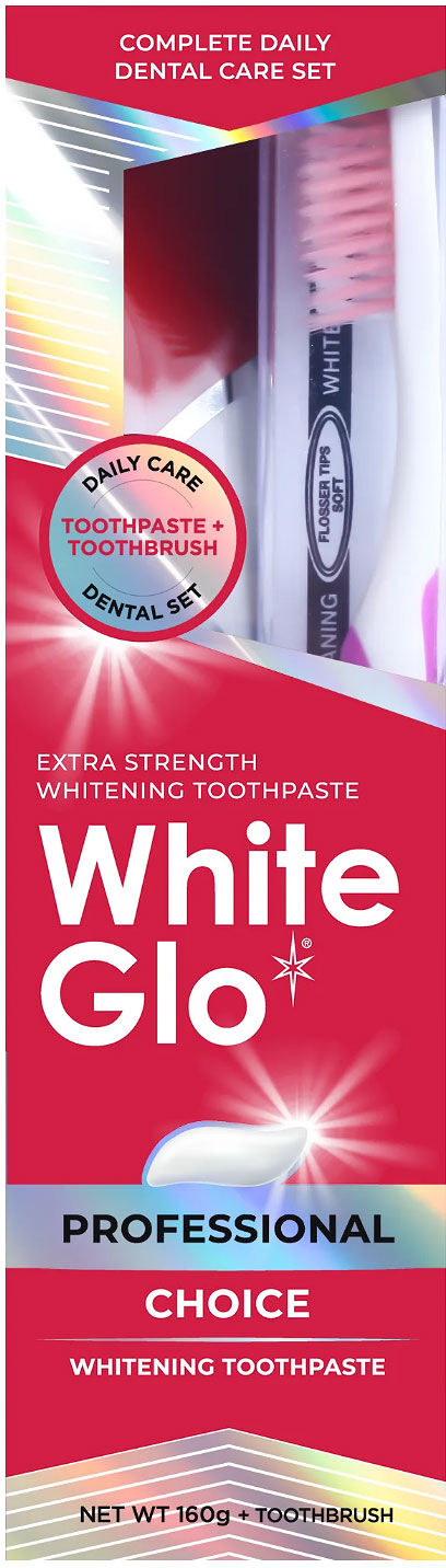 WHITE GLO Professional Choice Toothpaste 100ml