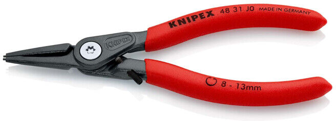 Pinces de précision pour circlips, pour circlips intérieurs d'alésage Knipex (48 31 J0)