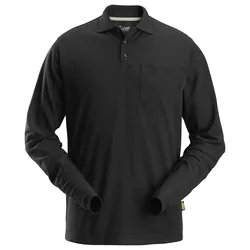 Snickers Langarm-Poloshirt 9 schwarz