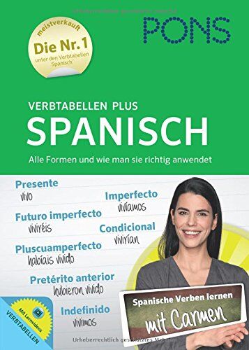 PONS Verbtabellen Plus Spanisch - Mit persönlichem Lehrer, Lernvideos und Online-Übungen - Preis vom 09.10.2026 07:28:09 h