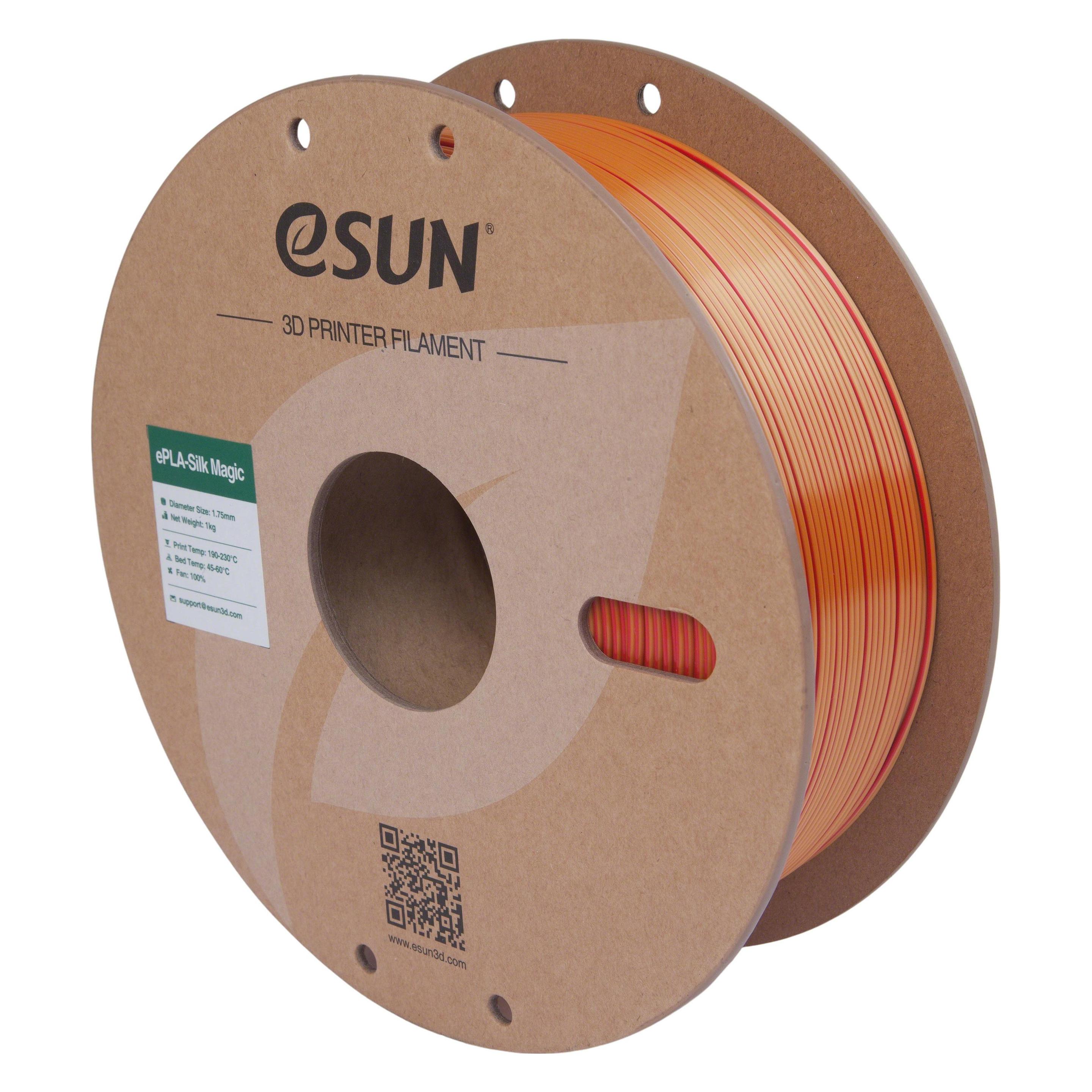 eSUN EPLA-SILK MAGIC 1,75mm RED GOLD 1kg (PLA, 1000 g, 1.75 mm) (EPLA-SILKMAGIC-P175RJ1)