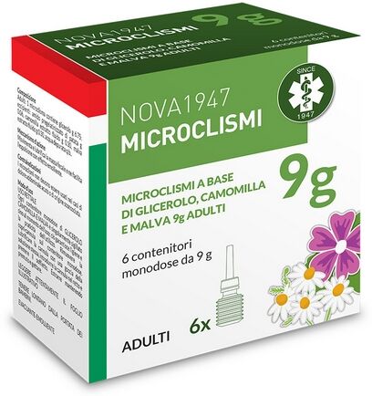 Nova Argentia Microclismi Adulti Nova1947 Stitichezza Glicerolo 6 Pezzi