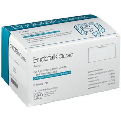 Endofalk Classic Plv.z.Her.e.Lsg.z.Einn.Btl. 8 St Pulver zur Herstellung einer Lösung zum Einnehmen