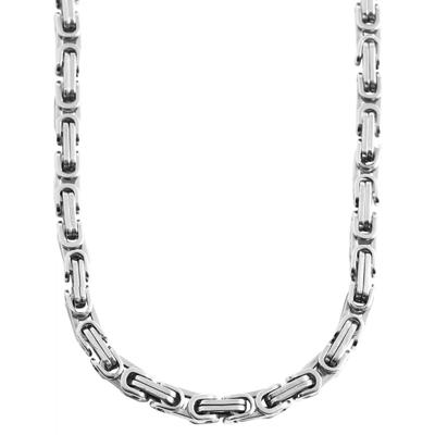 Kette ohne Anhänger ADELIA´S "Herren Edelstahl Königskette Halskette" Gr. 70, silber, Halsketten, Herren, 70, Edelstahl