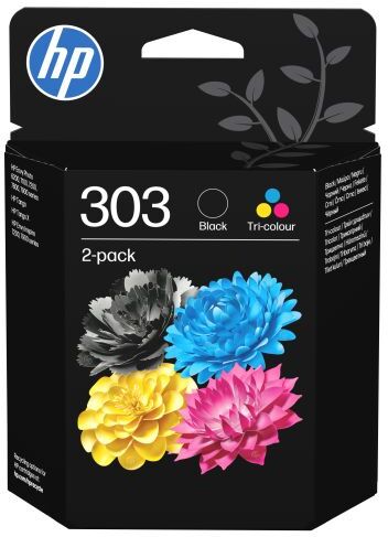 HP 2 Cartucce Toner Nero/Tricromia Originali 303 COMBO PACK 3ym92ae#30a