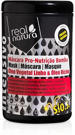 Real Natura Salt-free Hair Mask Pro Nutrition Pump 1 Kg