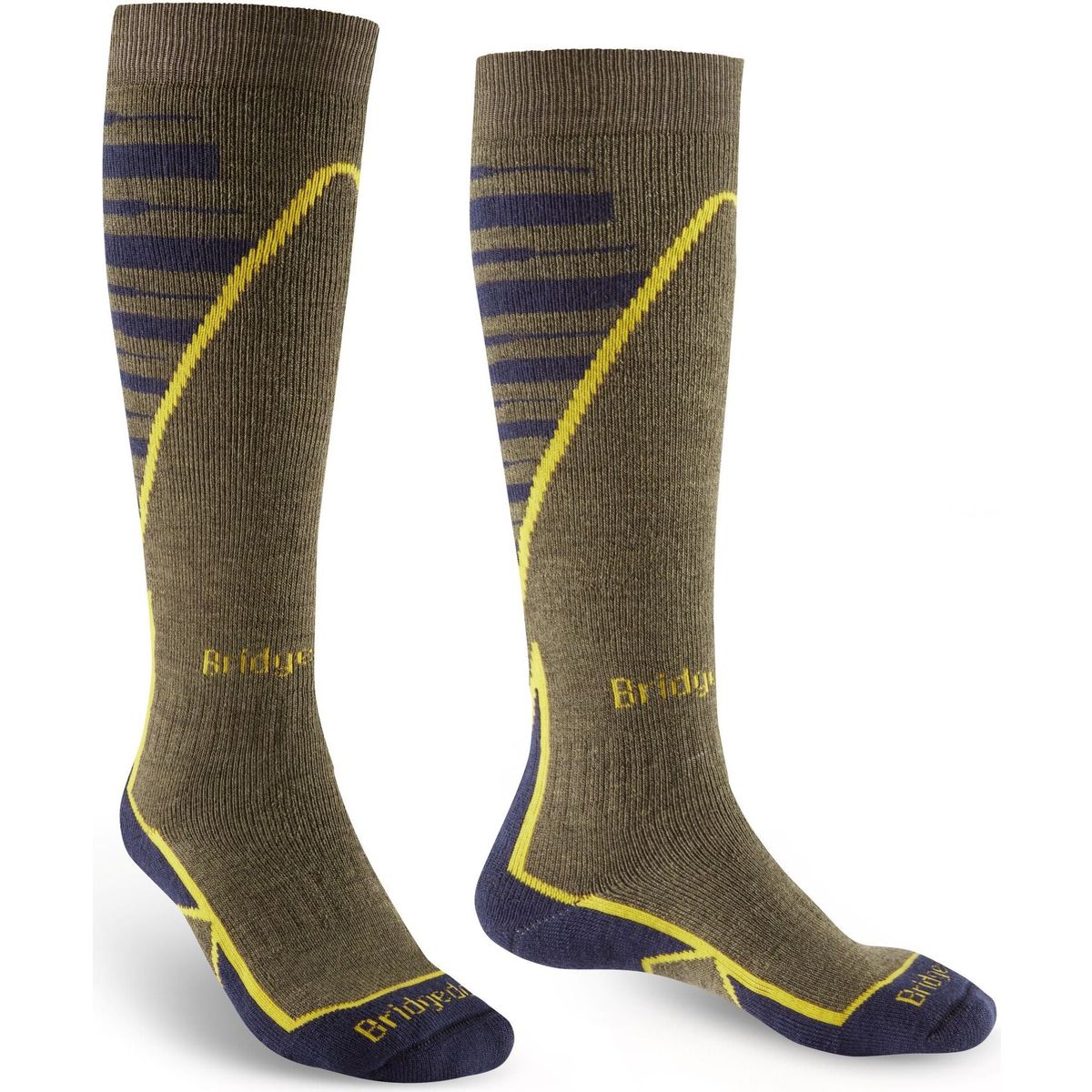 Bridgedale Ski Heavyweight olive/navy (745) L 710368-745-L