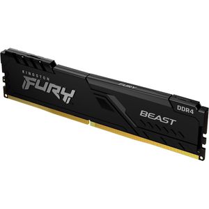 Kingston Arbeitsspeicher FURY Beast, KF432C16BB/8, 8 GB, DIMM, CL16, schwarz, DDR4-3200