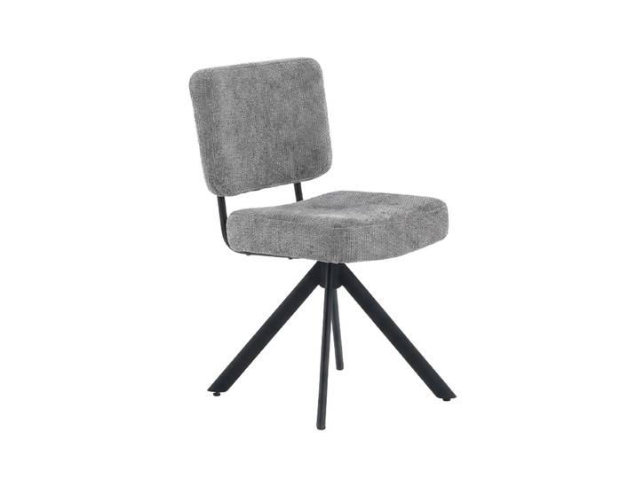 Stuhl Gloria mit Drehfunktion Grau