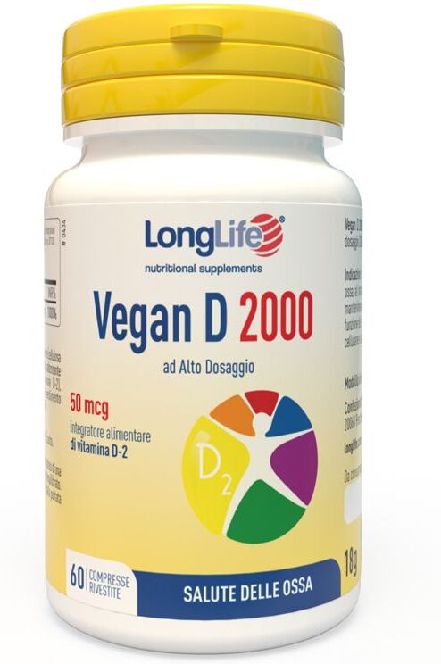 LONGLIFE Srl LongLife, Vegan D, 60 Compresse