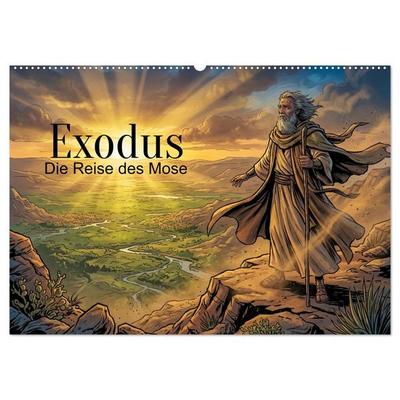 Exodus – Die Reise des Mose (Wandkalender 2027 DIN A2 quer), CALVENDO Monatskalender