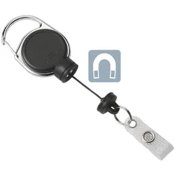 Durable Ausweishalter »Jojo Extra Strong« mit Druckknopf schwarz