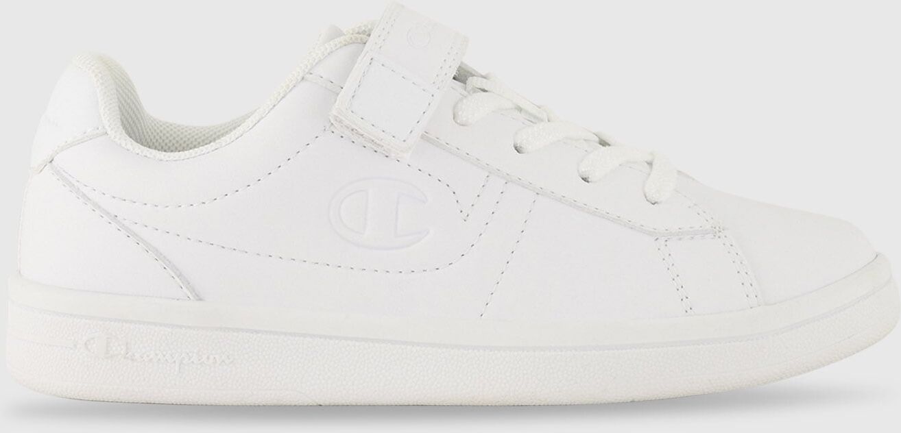 Sneaker CHAMPION "ACE COURT U PS", Kinder, Gr. 33, Synthetik, weiß (triple wht), Schuhe Sneaker