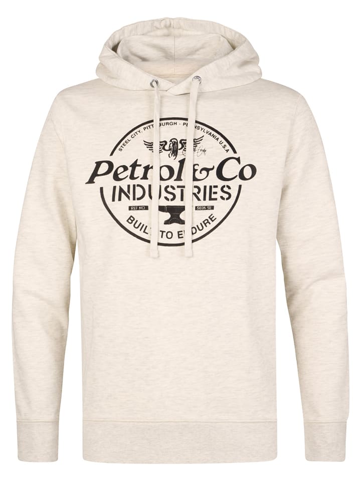 Petrol Industries Hoodie in Creme - M