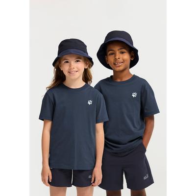 Fischerhut JACK WOLFSKIN "WILDSELF BUCKET HAT K", Jungen, Gr. M, blau (schwarznavy), Obermaterial: 100% POLYAMID, Hüte