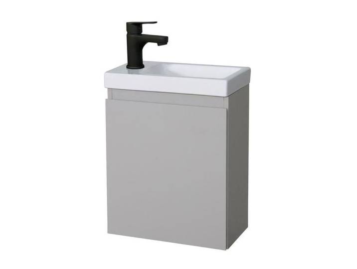 Meuble lave-mains LISA + robinet noir