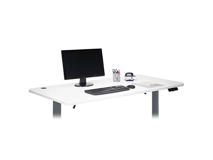 Mendler Tischplatte HWC-D40 für Schreibtische 160x80cm - weiß