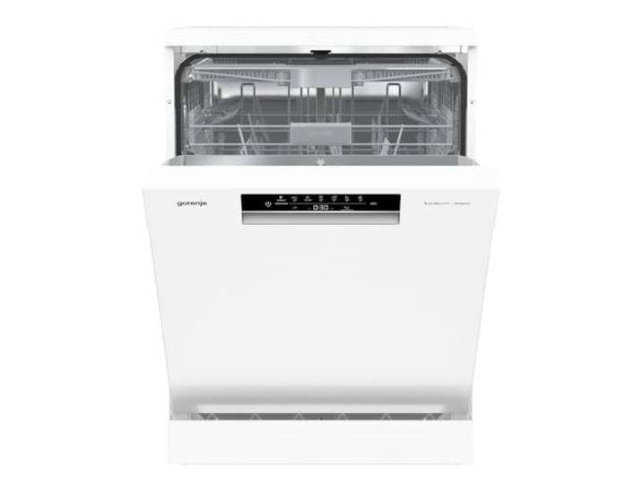 Gorenje GS643C90W Geschirrspüler/Freistehend/60 breite/16 Maßgedecke/6 Programme/TotalDry/Total AquaStop/MultiClack/FlexUse/Intensivprogramm/Kristallglas/EEK: C/Maße (HxBxT):84,5 x 59,9 x 59,7 cm