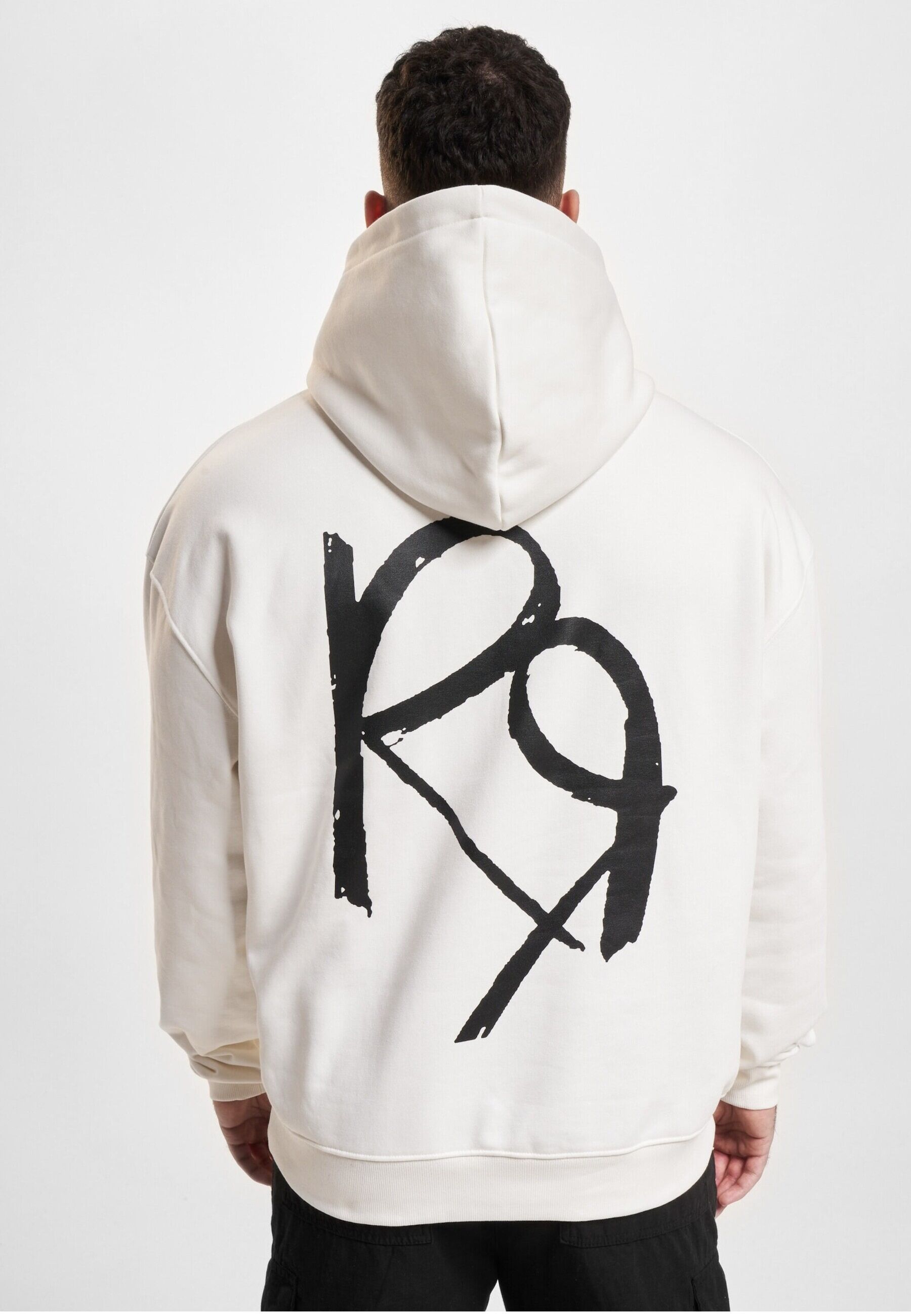 Kapuzensweatshirt ROCAWEAR "Rocawear Rocawear Art Hoodies", Herren, Gr. XXL, weiß, 80% Baumwolle, 20% Polyester, bedruckt, Rundhals, Pullover