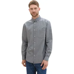 Tom Tailor Herren Freizeithemd OXFORD - Regular Fit - Navy Chambray 28941 - 3XL