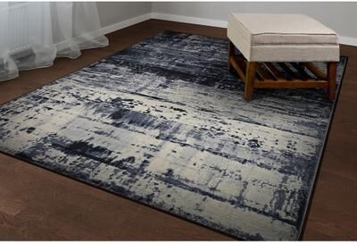 Dream Decor Rugs Provencal Washed Gray Abstract Area Rug