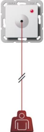 Gira Bouton-poussoir blanc pur 291203 (291203)
