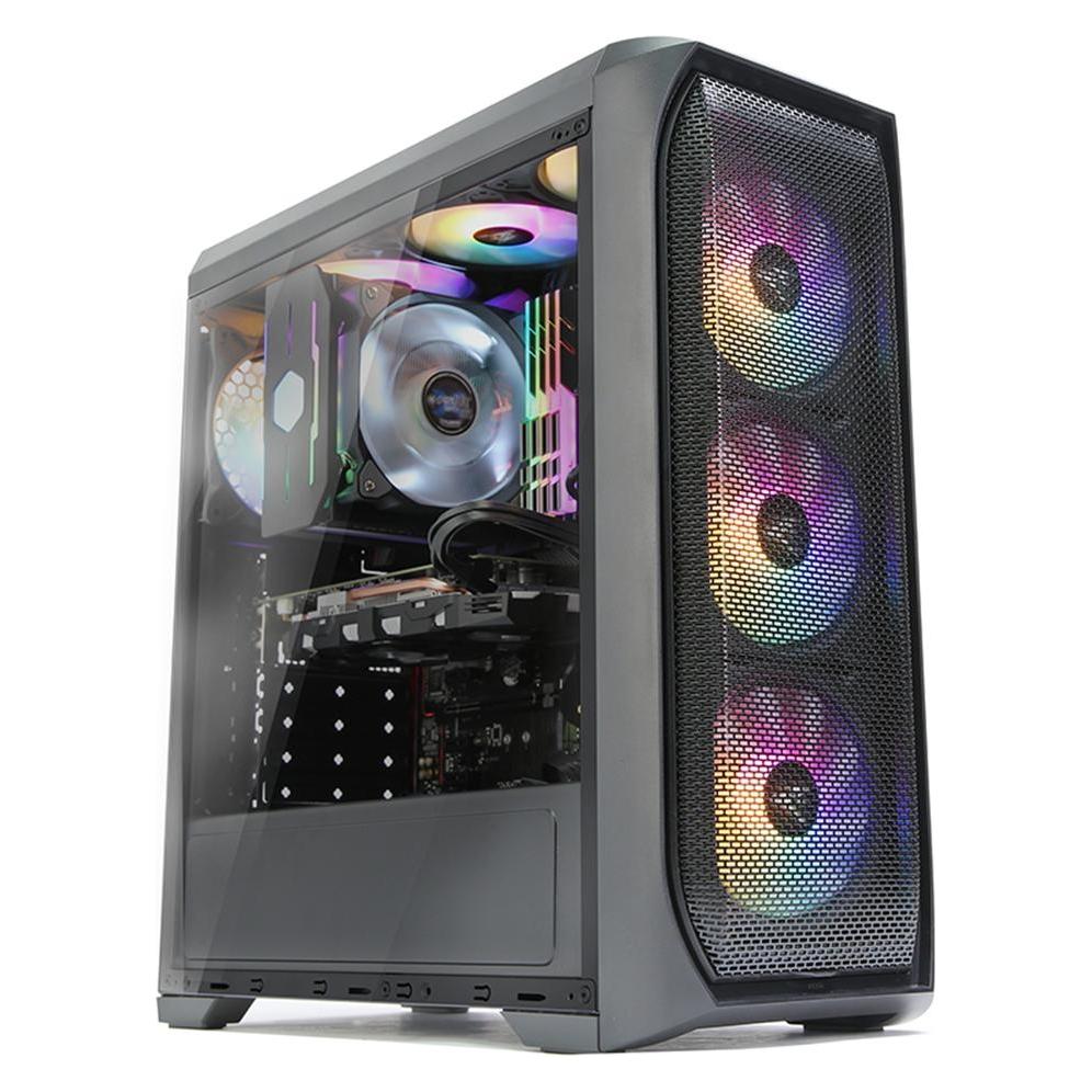 Zalman N5 MF ATX, RGB fan x4, Mesh (ATX, Mini-ITX) (N5 MF)