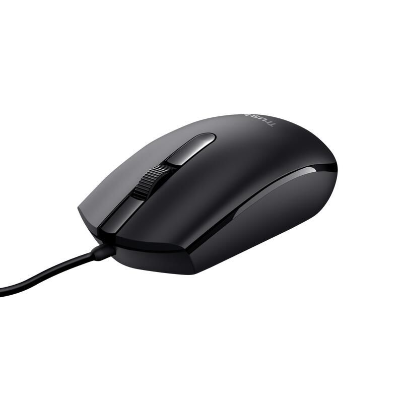 Trust TM-101 Kabelmaus - Schwarz 25295