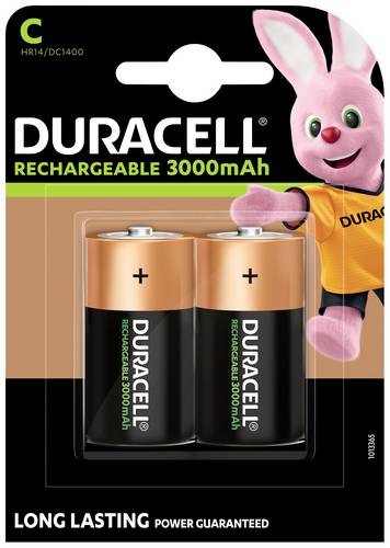Duracell PreCharged Baby (C)-Akku NiMH 3000 mAh 1.2V 2St.