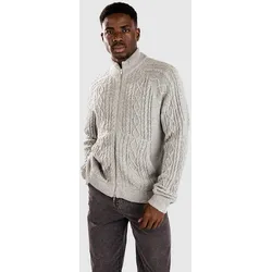 Blue Tomato Full Zip Knit Strickpullover grey Gr. M