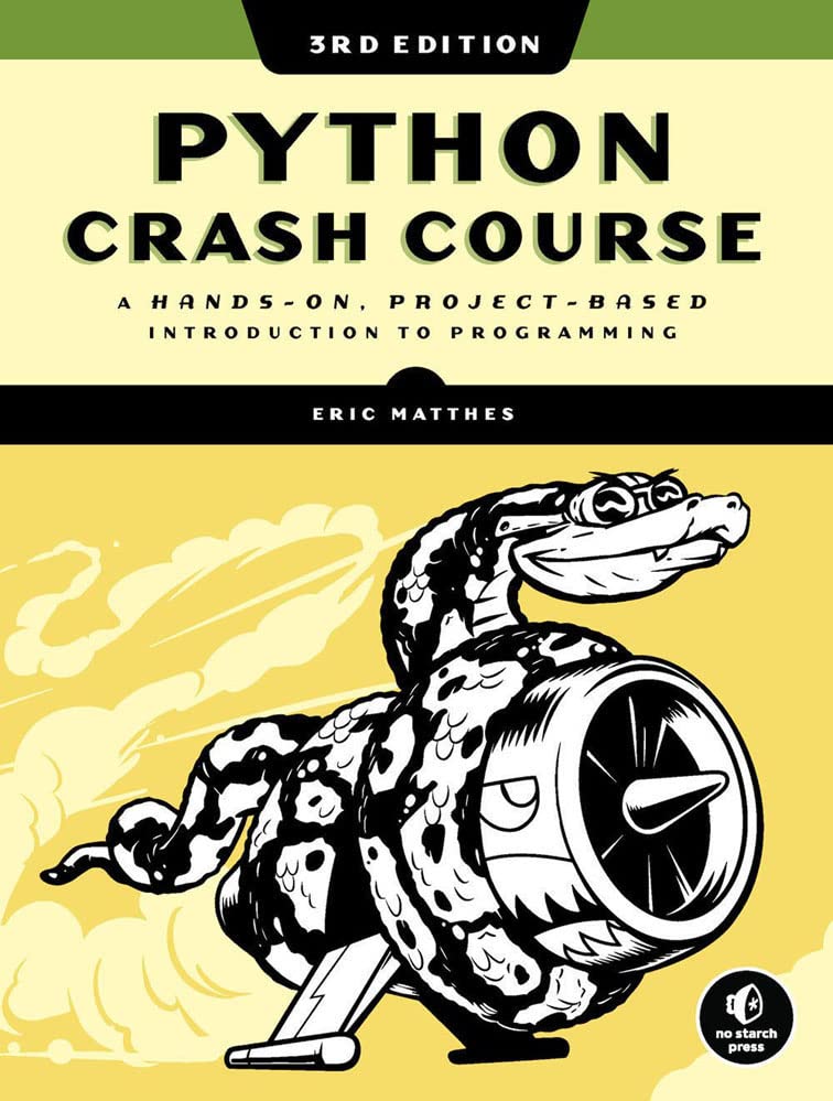 Eric Matthes - Python Crash Course, 3rd Edition - Preis vom 07.10.2026 11:45:10 h