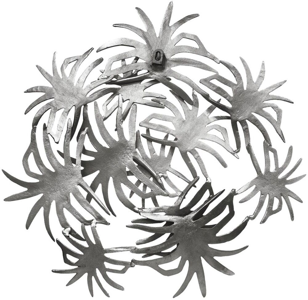 Wanddekoobjekt KAYOOM "Wanddeko Domizil 425", silber, B:70cm, Metall, Wanddekoobjekte, sorgfältige Handarbeit, Unikat, kunstvoll