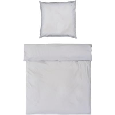 Bettwäsche MÖVE "Möve Luxury Bettwäsche Set", beige (moonlight), B/L: 155cm x 220cm, Satin, B/L: 80cm x 80cm, 2 Stk., Satin, Obermaterial: 100% Baumwolle, Bettwäsche, Bettwäsche, mit elegantem Zierstick