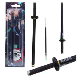 Kugelschreiber Katana Schwert Anime Metall Schwarz Tinte Austauschbare Mine Schwarz
