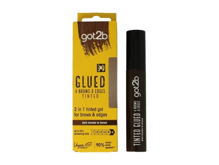 Schwarzkopf got2b Glued 2-in-1 gel voor wenkbrauwen en haarranden bruin getint 16 ml