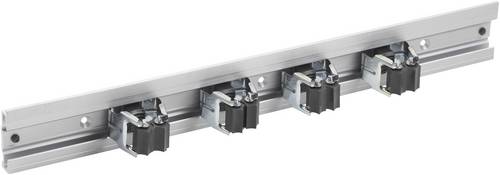 Meister Werkzeuge WU9953160 Gerätehalterleiste Klemmfix, 5-teilig (L x B) 500mm x 60mm 1 Set