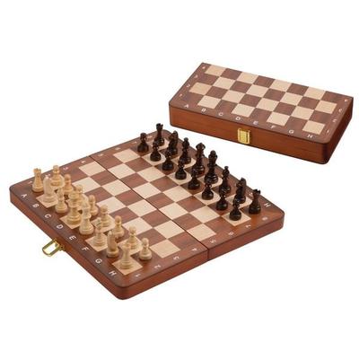 Philos 2710 - Schachkassette De Luxe, Reise, Feld 30 mm, mit Randbeschriftung, magnetisch