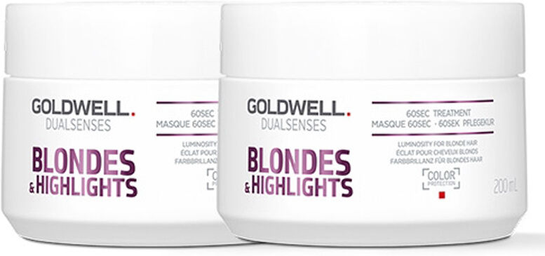 Goldwell Dual Senses Blonde & Highlights Anti-Yellow 60 Second Treatme