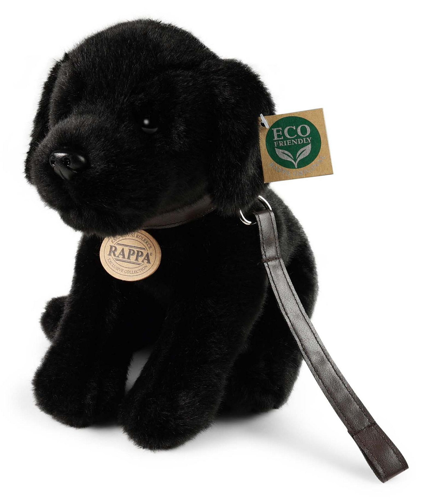 RAPPA Pluche Labrador Retriever met lijn 25 cm Eco-friendly