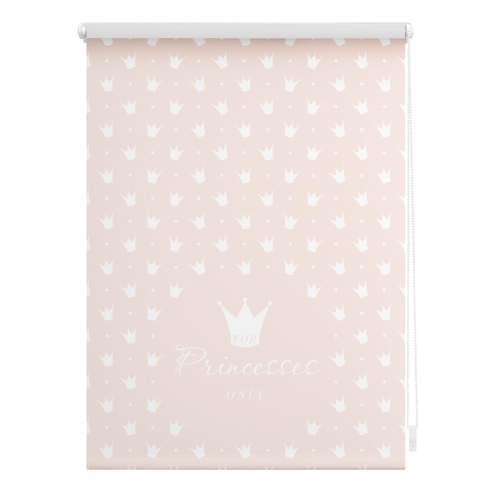Lichtblick Rollo Klemmfix, ohne Bohren, blickdicht, Prinzessin Lilly - Rosa