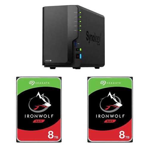 Synology DiskStation DS225+ 16TB (2x 8TB) Seagate IronWolf® NAS Festplatte DS225+-ST8000VN004