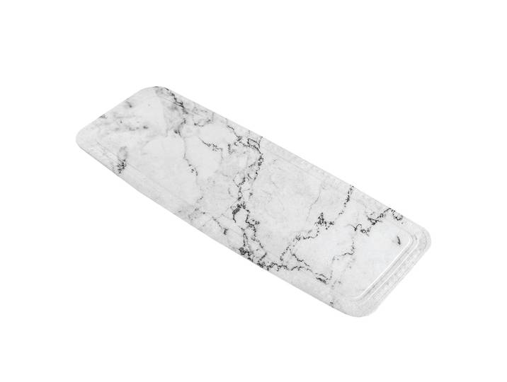 Wanneneinlage Marble 36 x 92cm Weiß