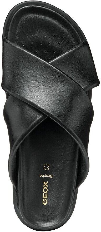 GEOX Mules plates en cuir Adelash