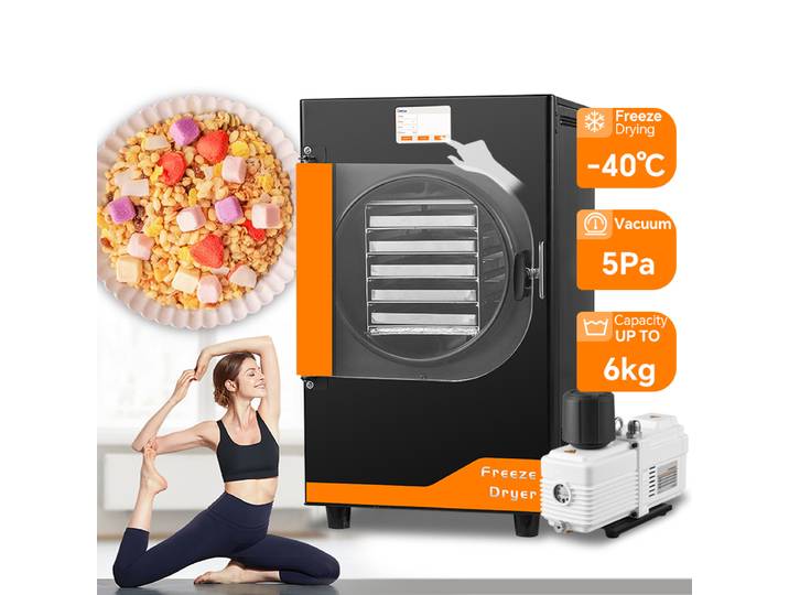 SUGONG haute qualité 4 kg 6 kg lyophilisateur à usage domestique lyophilisateur sous vide automatique avec pompe pour le traitement des aliments