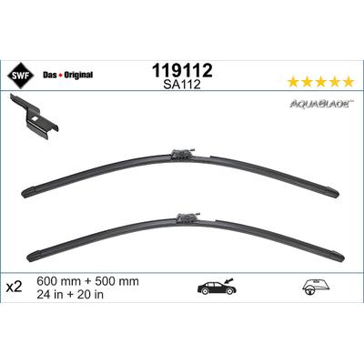 Swf Wischblatt [Hersteller-Nr. 119112] für Volvo