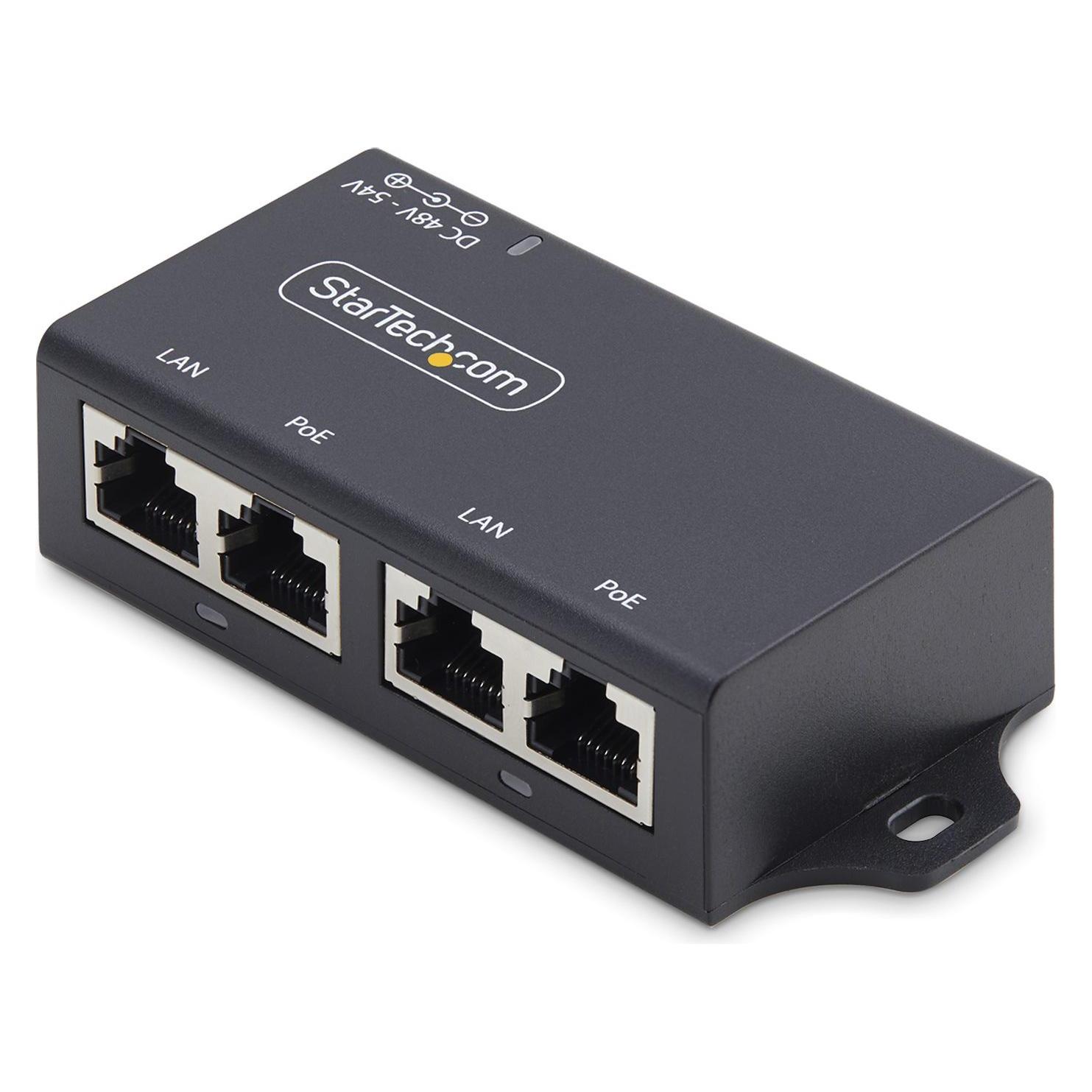 StarTech Switch Acc 2-Port Gigabit PoE Injector (802.3af (PoE), 802.3at (PoE+), 30 W) (AF221CE-POE-INJECTOR)