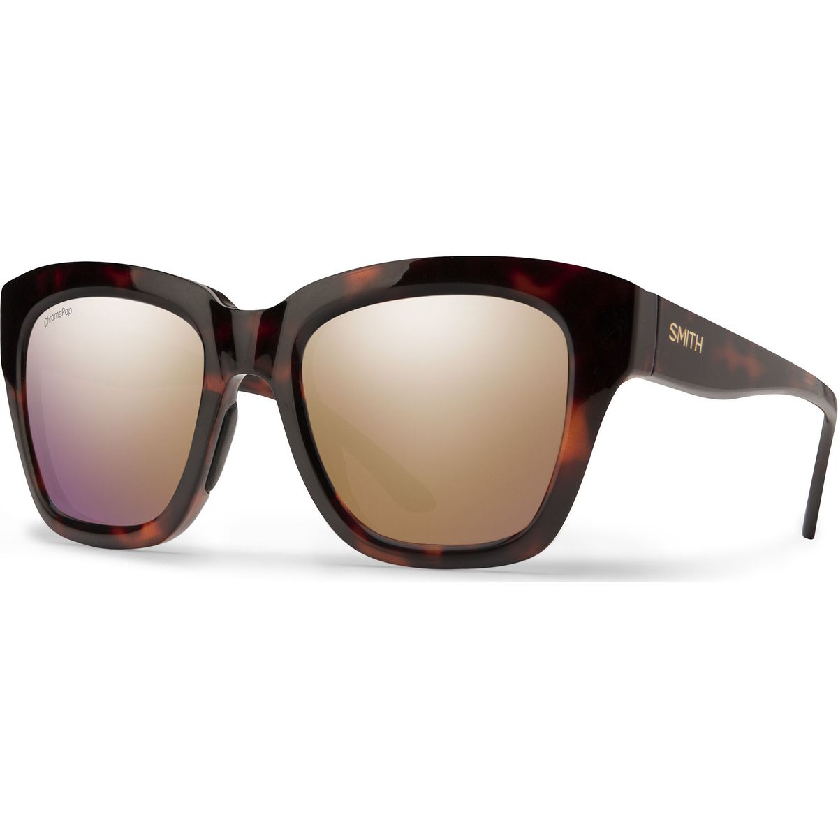 Smith Sway tortoise chromapop polarized rose gold mirror (086-529V) 205889086529V