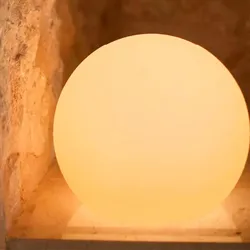 New Garden BULY 80 LED-Lichtkugel IP20 für Innen Ø 78 cm mir warmweißem Licht - für repräsentive Wohn- und Geschäftsräume - mit 2 M Kabel & Stecker