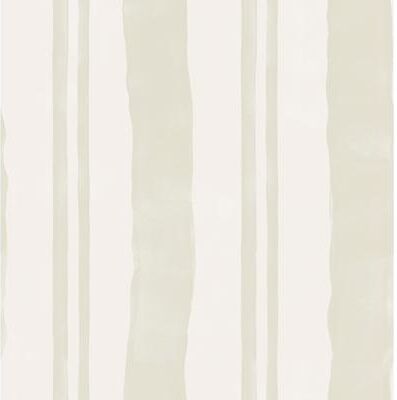 Mr. Kate Winston Watercolor Cream Stripe Peel & Stick Wallpaper
